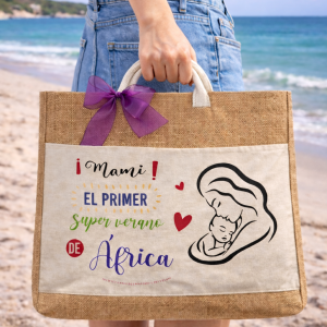 Bolsa de Playa Personalizada con Bolsillo frontal XL