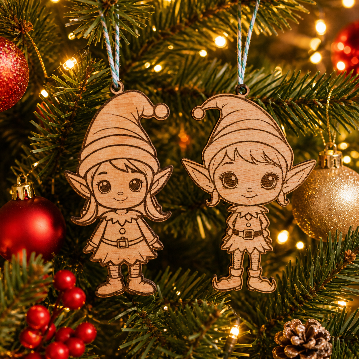 Adorno de Navidad Elfos
