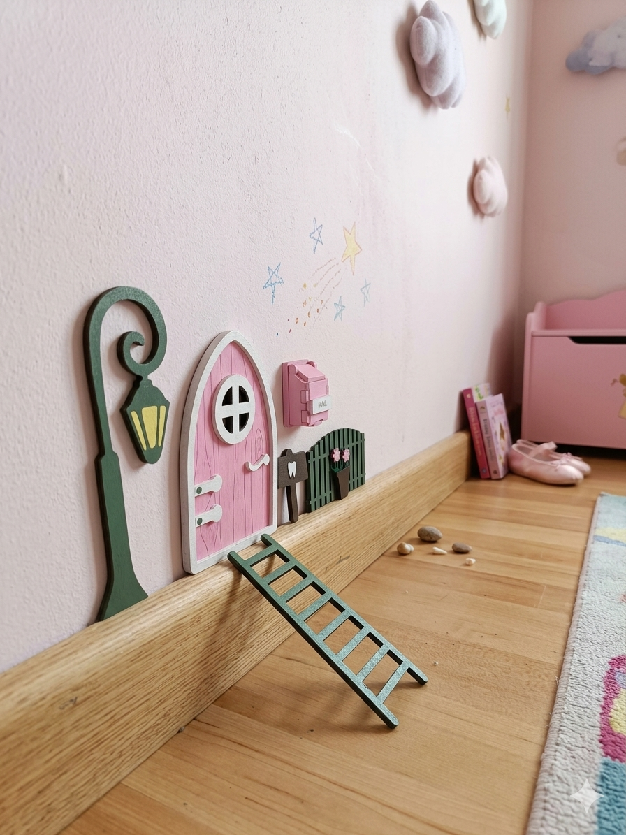Puerta Ratoncito Pérez de Madera - Imagen 2