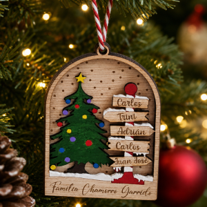 Bola de Navidad Carteles Personalizados Pintada