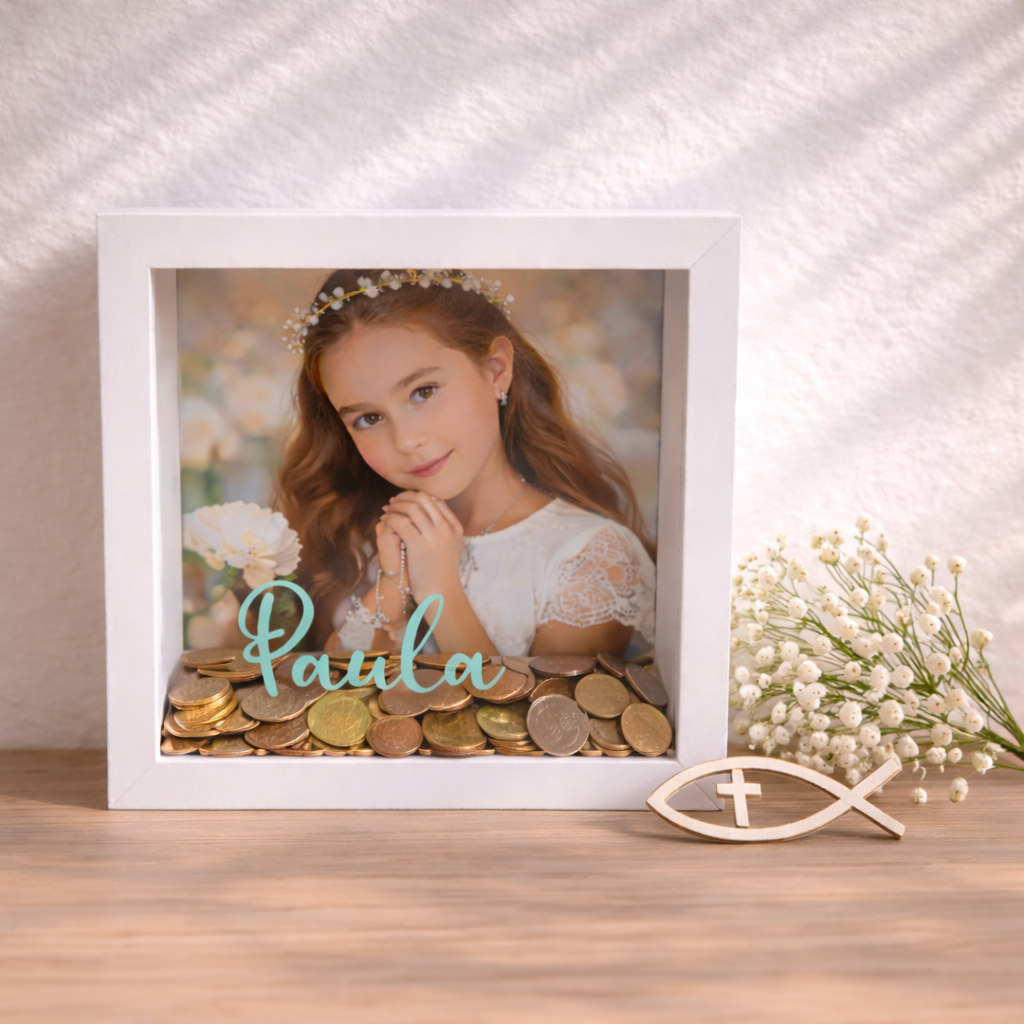 Hucha madera fotografía - Imagen 2
