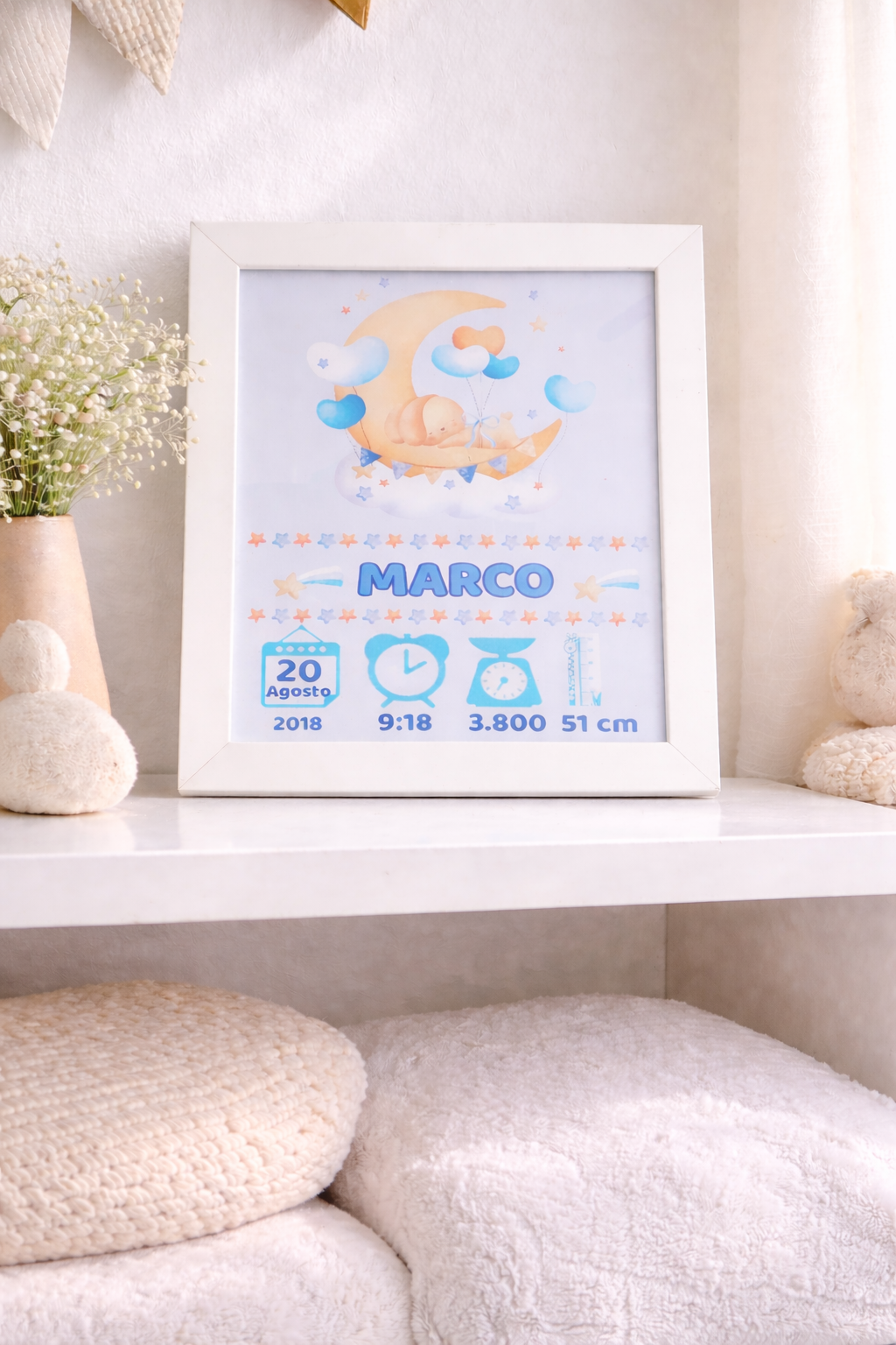 Natalicio infantil cartulina