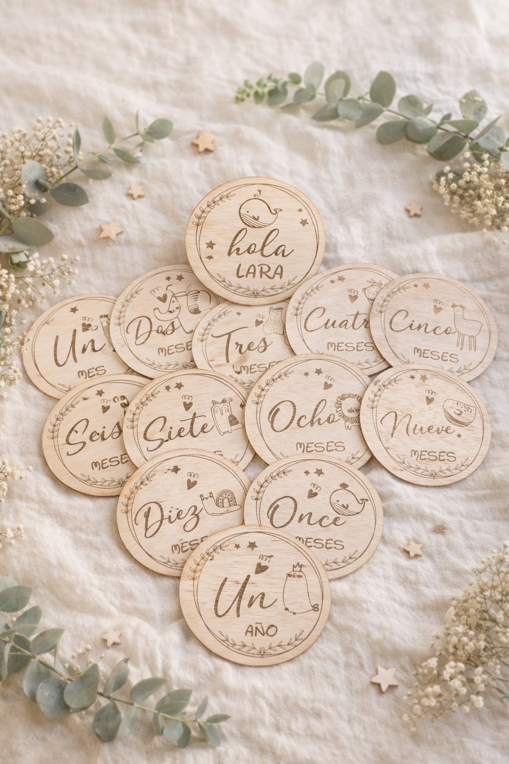 Placas cumplemes personalizadas